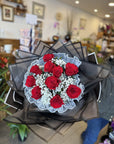 Valentine's Day Flowers - True Love Red Rose Bouquet