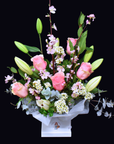 Rose-Pink Flowers Box (Premium)