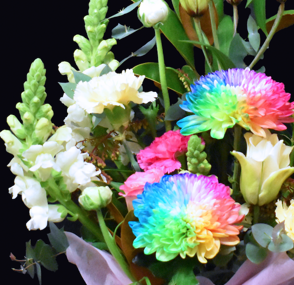 Rainbow Flowers Box