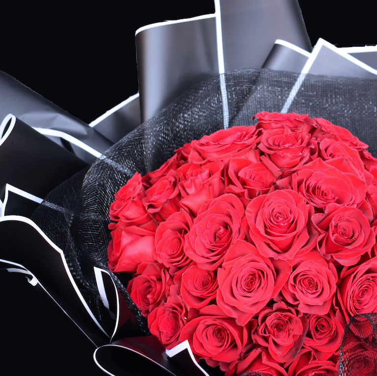 Valentine's Day Flowers - Luxe Red Rose Bouquet
