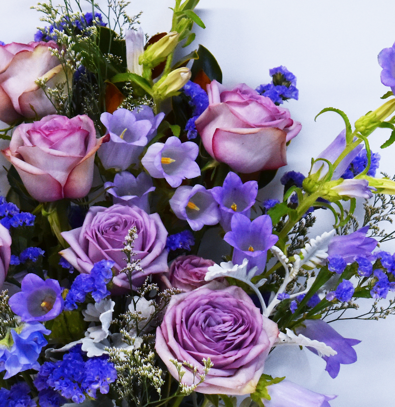 Lilac Rose Indigo Flowers Box