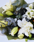 White Rose Lily Bouquet