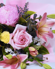 Pink Lily Colour Splash Bouquet