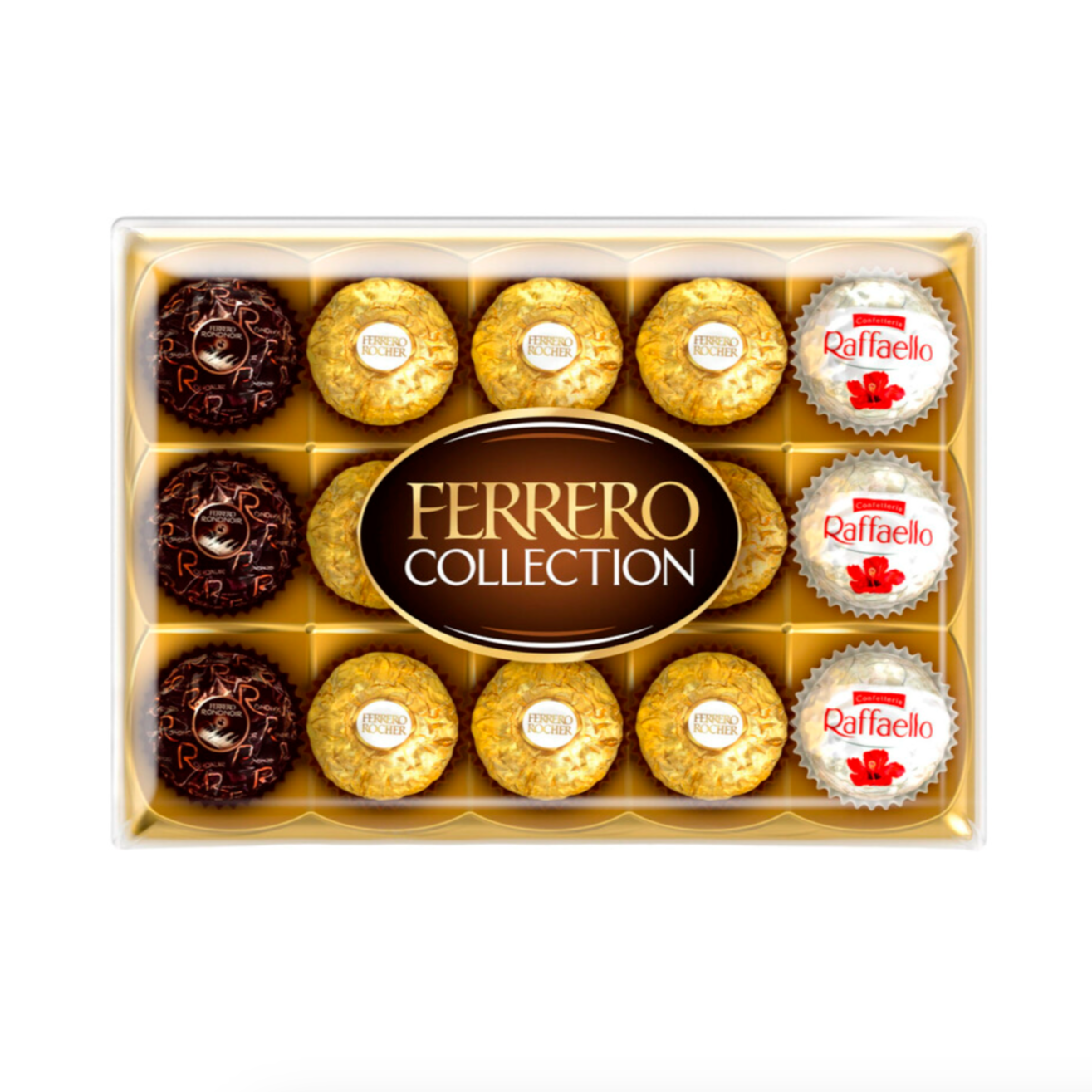 礼品包装 Ferrero Rocher Raffaello Rondnoir 15 包 172 克
