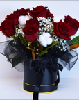 Valentine's Day Flowers - True Love Red Rose Hatbox