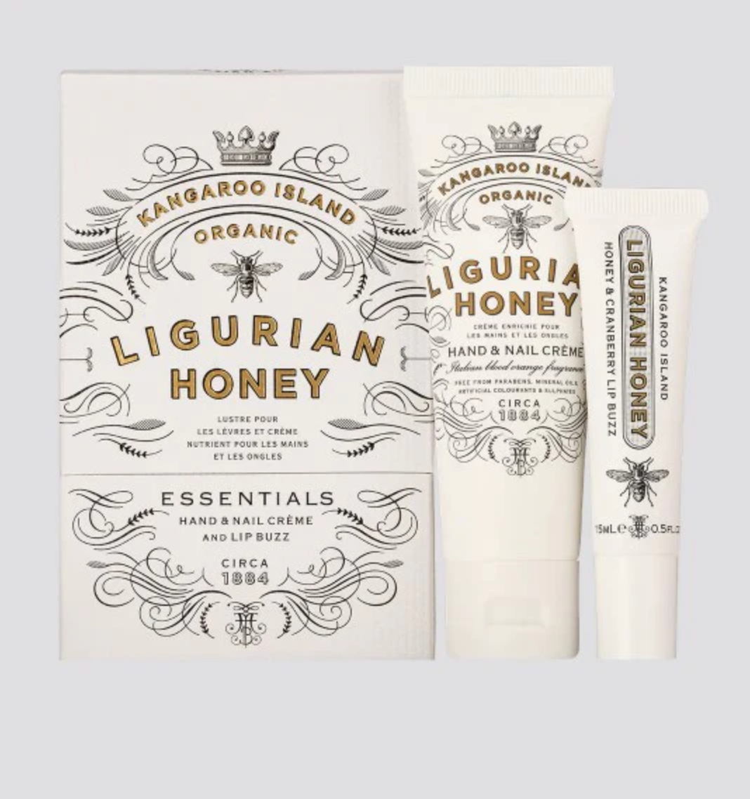 Kakadu Plum, Ligurian Honey and Riverland Orange Hand Cream and Lip Balm Set - Maine Beach Essentials