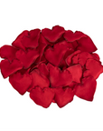 Everlasting Silk Rose Petals - Red Hearts