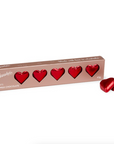 Red Milk Chocolate Hearts Gift Box 6 Pack