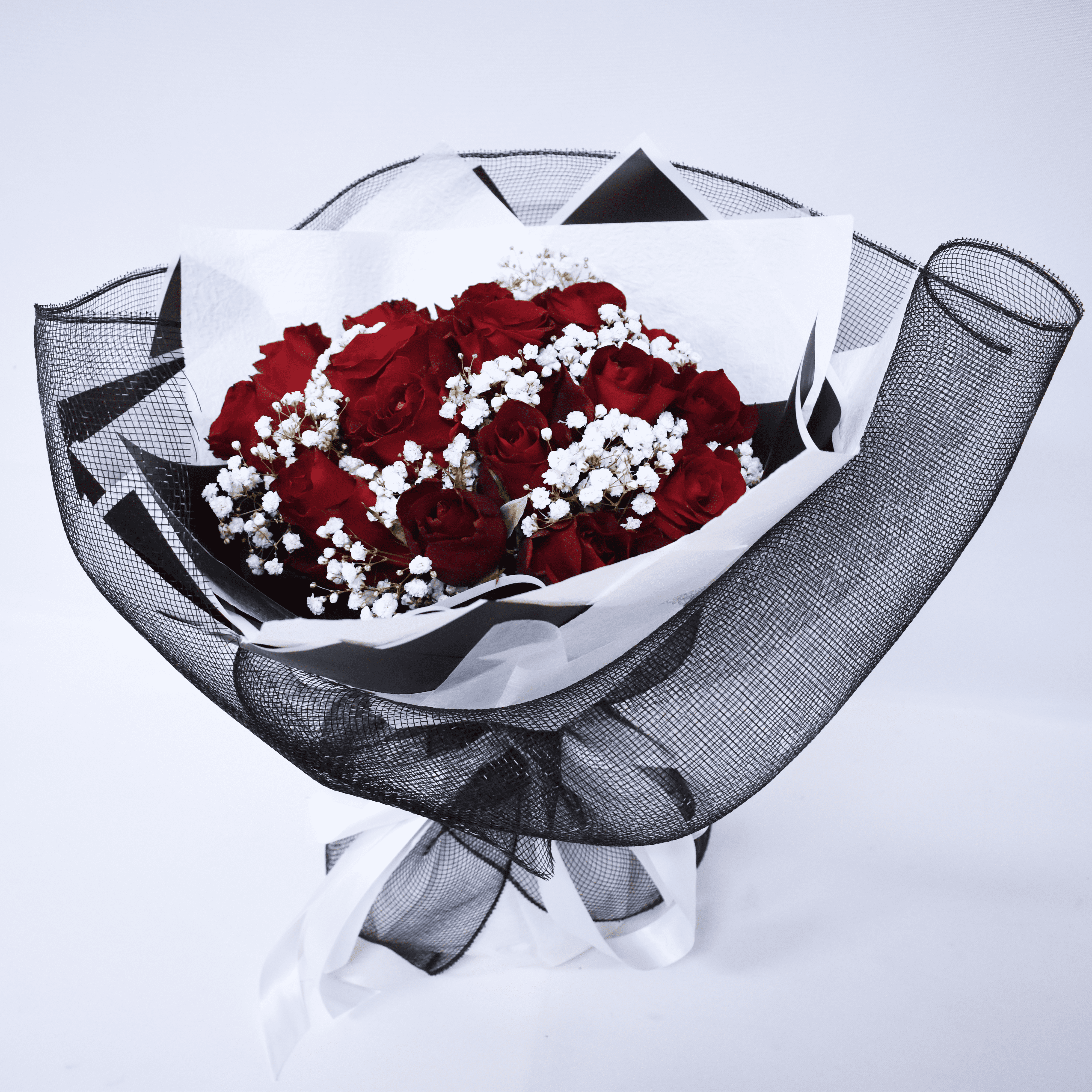 Valentine's Day Flowers - True Love Red Rose Bouquet