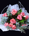 红粉玫瑰花束（标准）