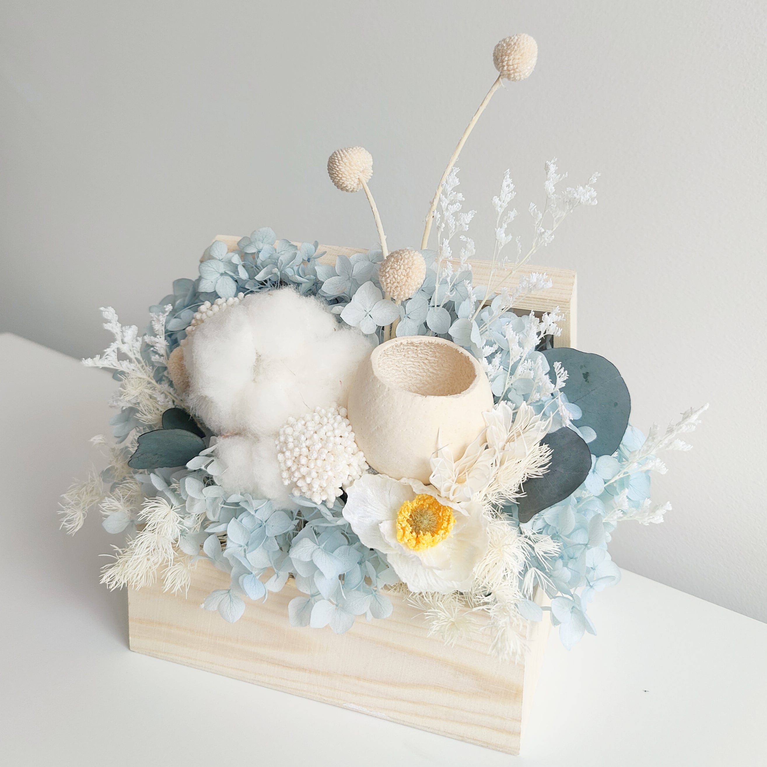 Whimsy Box Blue Whimsy Dried Flowers Box | Melissa's Florist & Gifts - Same-Day ...
