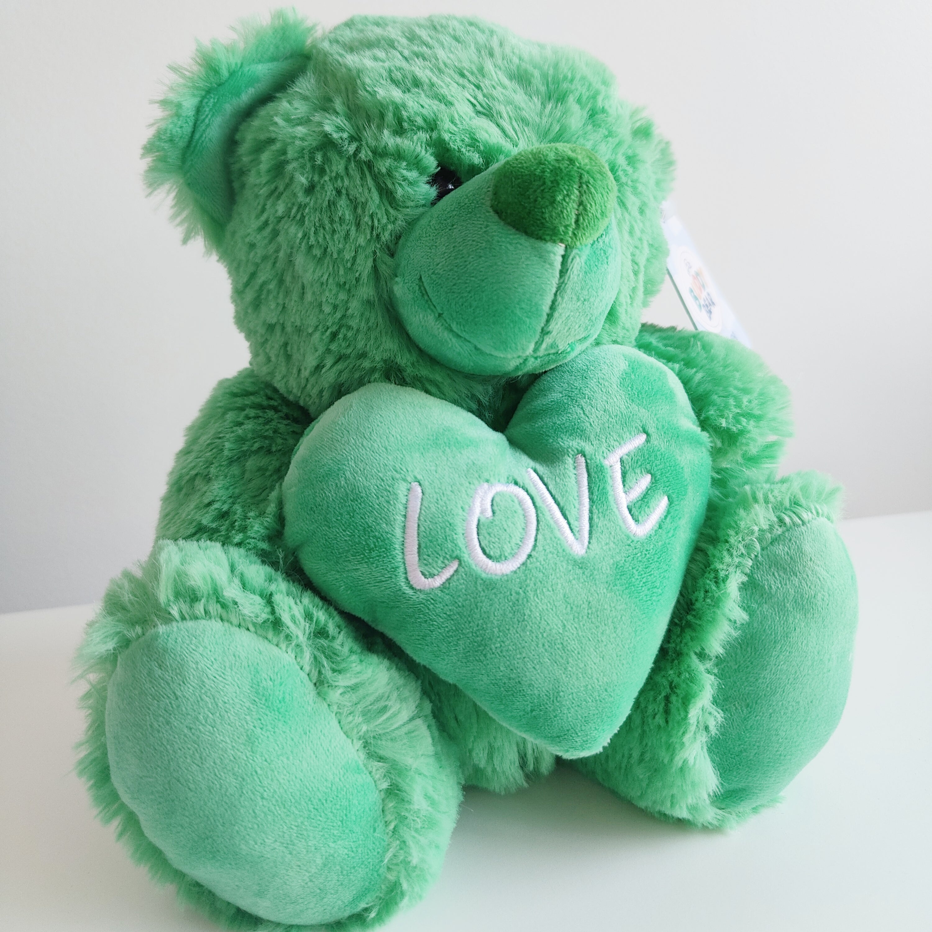 绿色爱心好友熊（23cm）